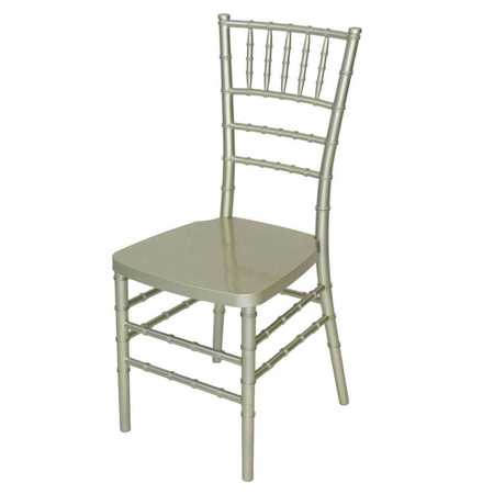 ATLAS COMMERCIAL PRODUCTS Resin Chiavari Chair Premium Steel Frame, Champagne RCC3CHP